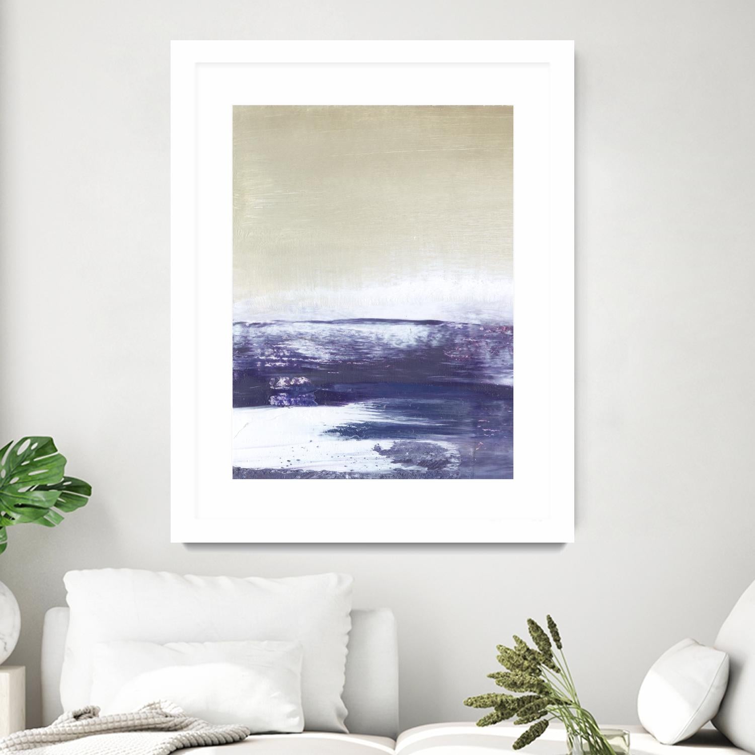 Amethyst Sea I - Natural Amethyst Crystal for Home Decor, Meditation & Healing | Perfect for Yoga Spaces, Living Rooms & Gift Giving