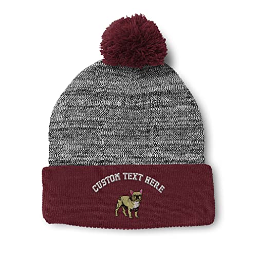Heather Gray Burgundy Personalized Text Here