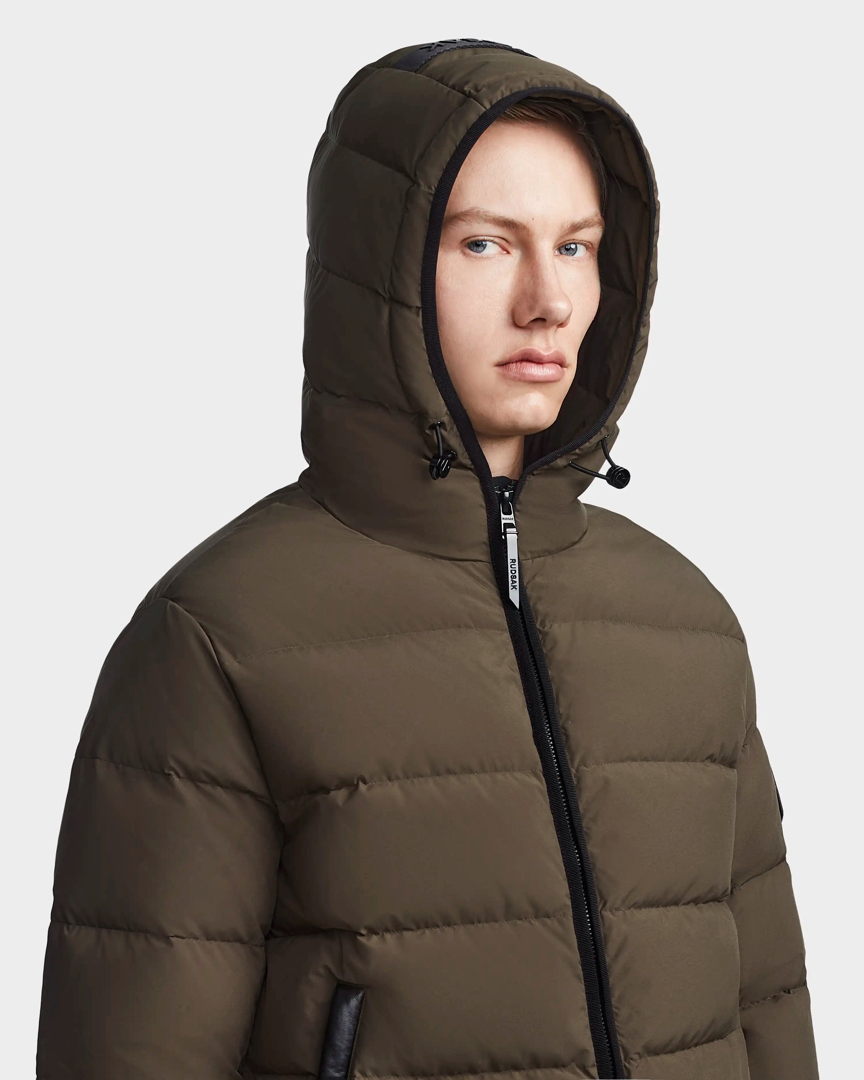 DEMIAN M M123507 Light Olive Green Jacket - Stylish Outdoor Windbreaker for Men | Perfect for Hiking, Camping & Casual Wear