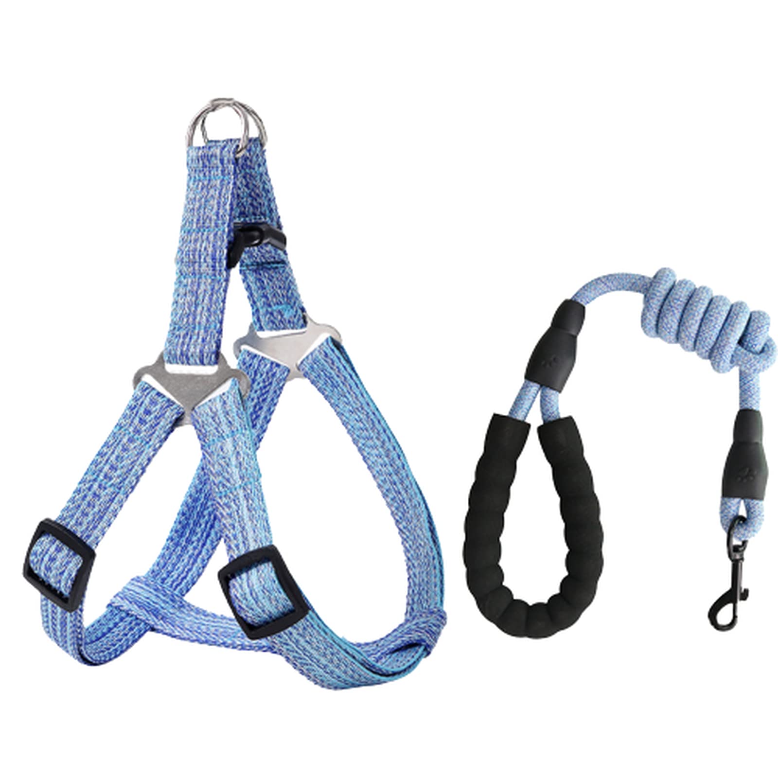 2-in-1 Adjustable Dog Harness with Soft Handle - No-Pull Pet Safety Vest for Small, Medium & Large Dogs - Perfect for Walking, Training & Outdoor Adventures
