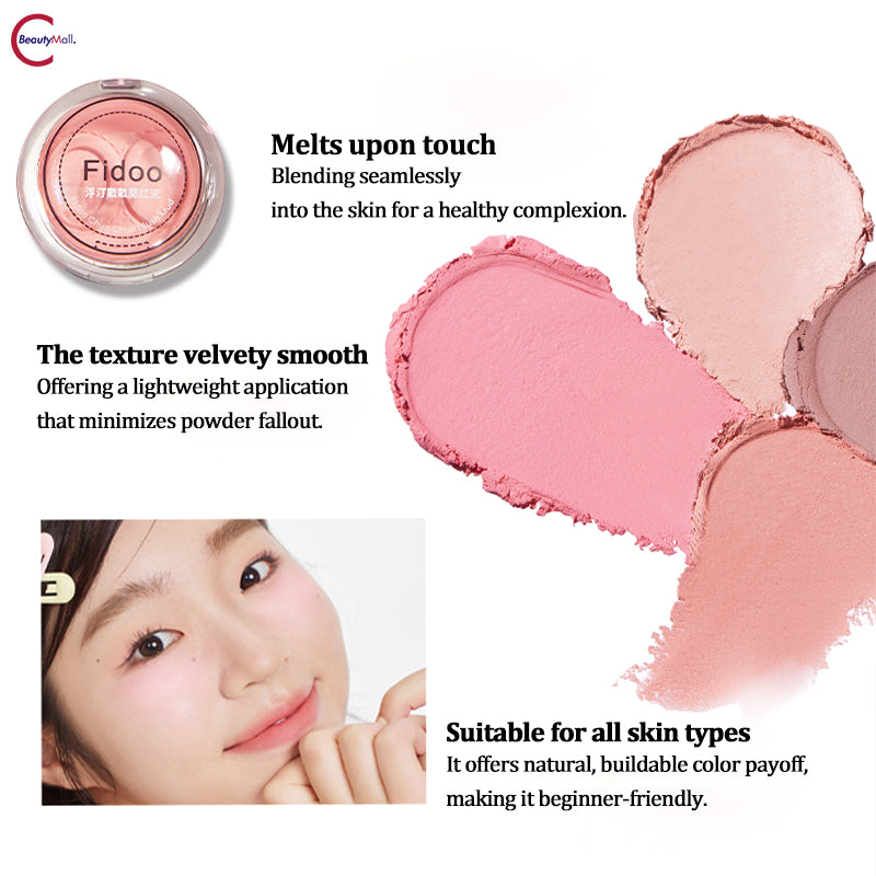 Fidoo Cheeky Blush Mud - Natural Pink Clay Face Mask for Glowing Skin | Hydrating & Detoxifying Facial Treatment | Perfect for Spa Day & Self-Care Routine