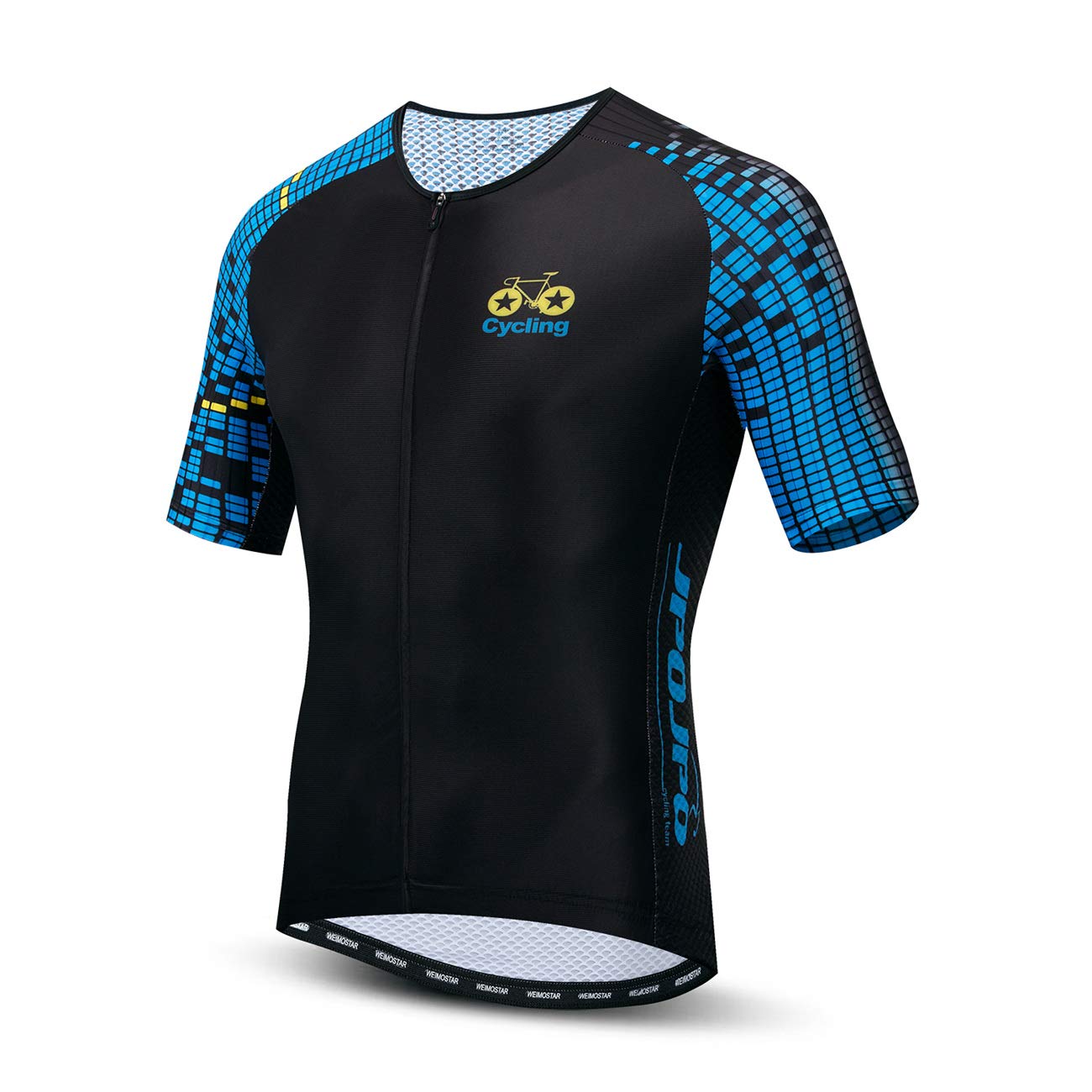 Men's Quick Dry Cycling Jersey - Summer Short Sleeve MTB Bike Shirt for Racing & Mountain Biking | Moisture Wicking & Breathable Performance Wear for Outdoor Sports & Training