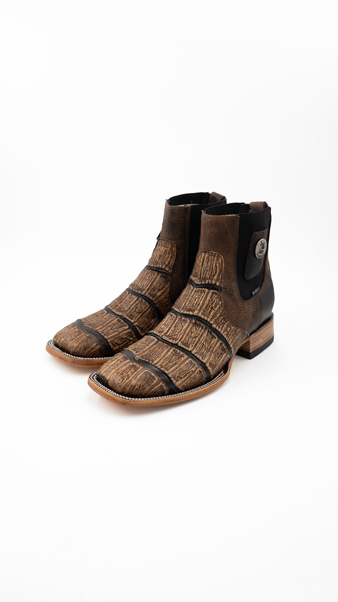 Matte Giant Gator Square Toe Boots for Men - Final Sale | Western Cowboy Boots, Comfortable Work & Outdoor Wear