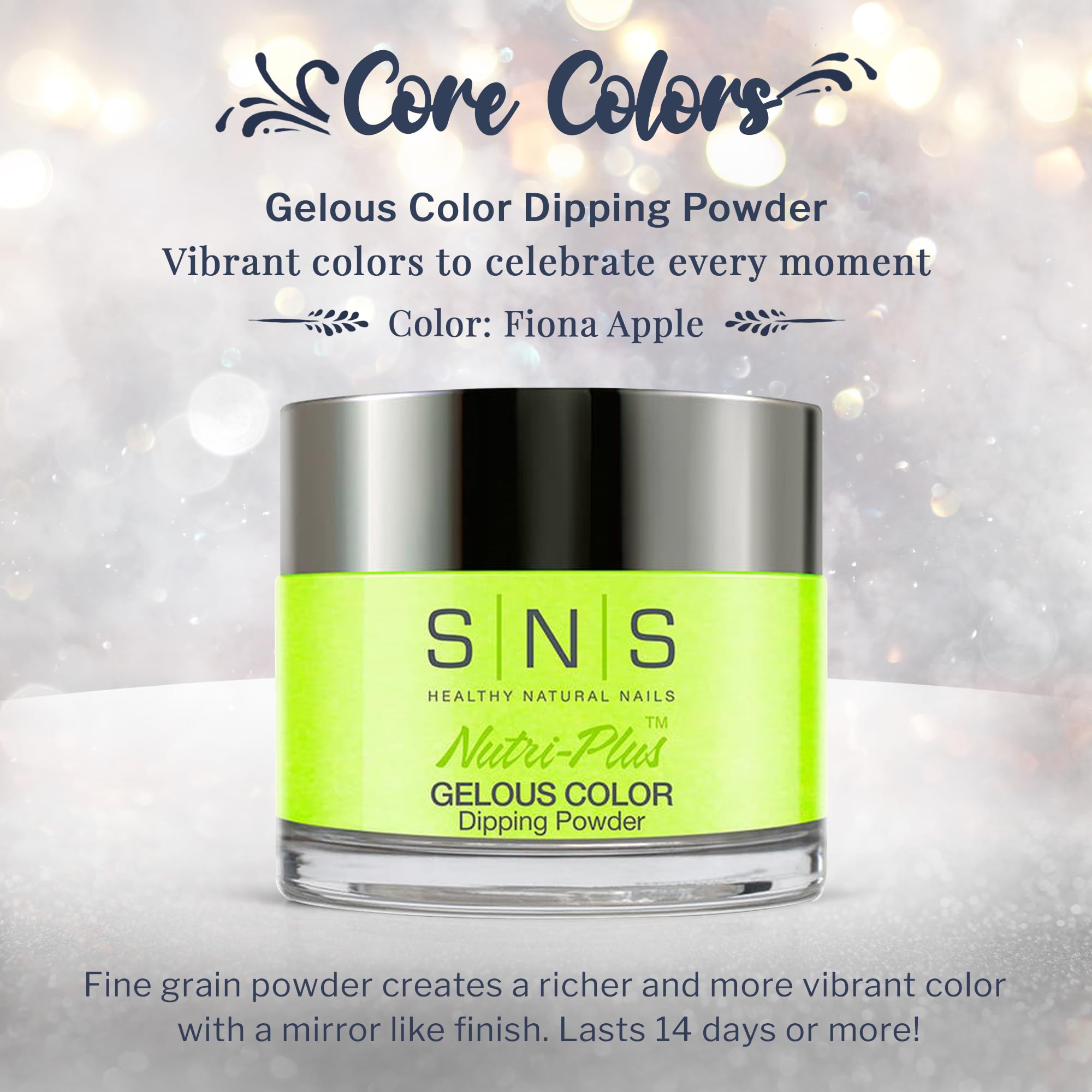SNS Nails Dipping Powder Gelous Color #384 - 1 oz Professional Nail Art Kit for Manicure & Pedicure at Home or Salon