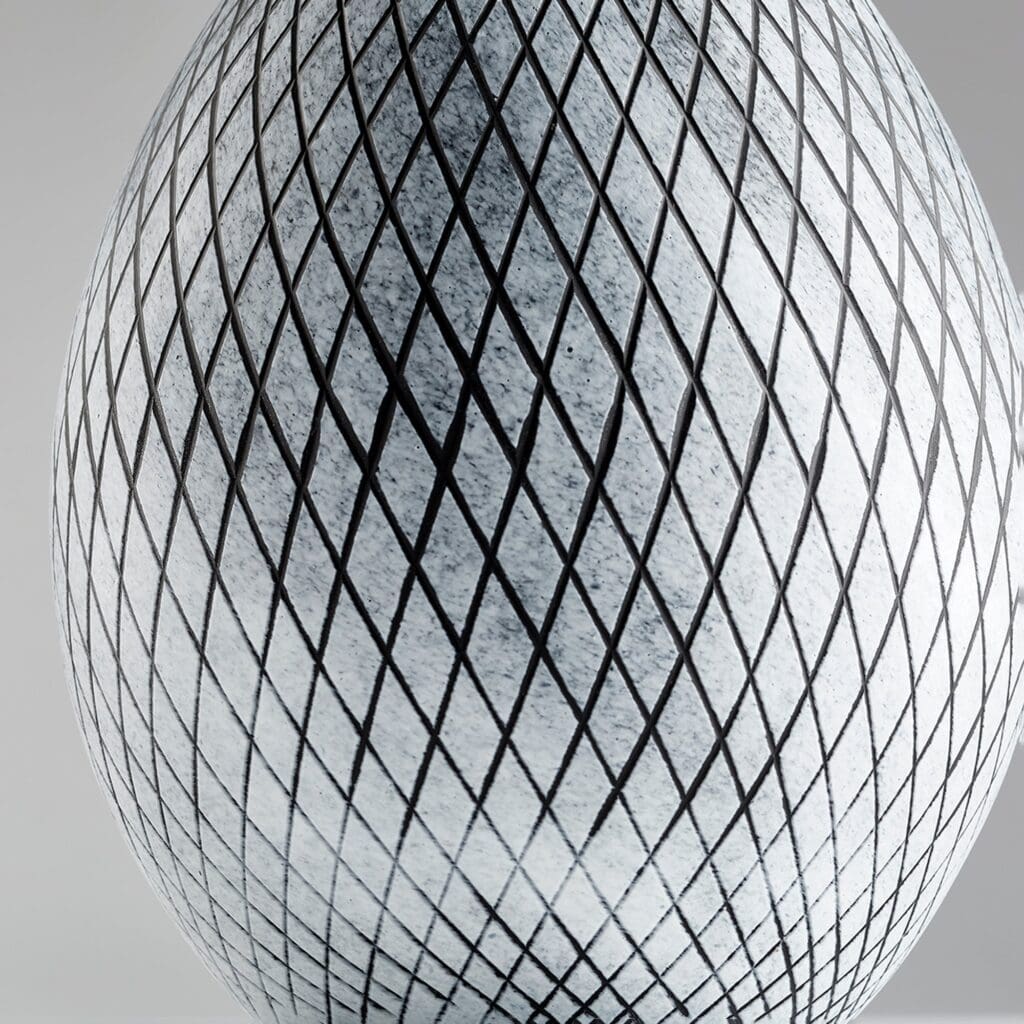 Cyan Design 11095 Bozeman Vase - Frosted Grey Large Decorative Vase for Home Decor, Centerpiece, Wedding, Living Room, Dining Table