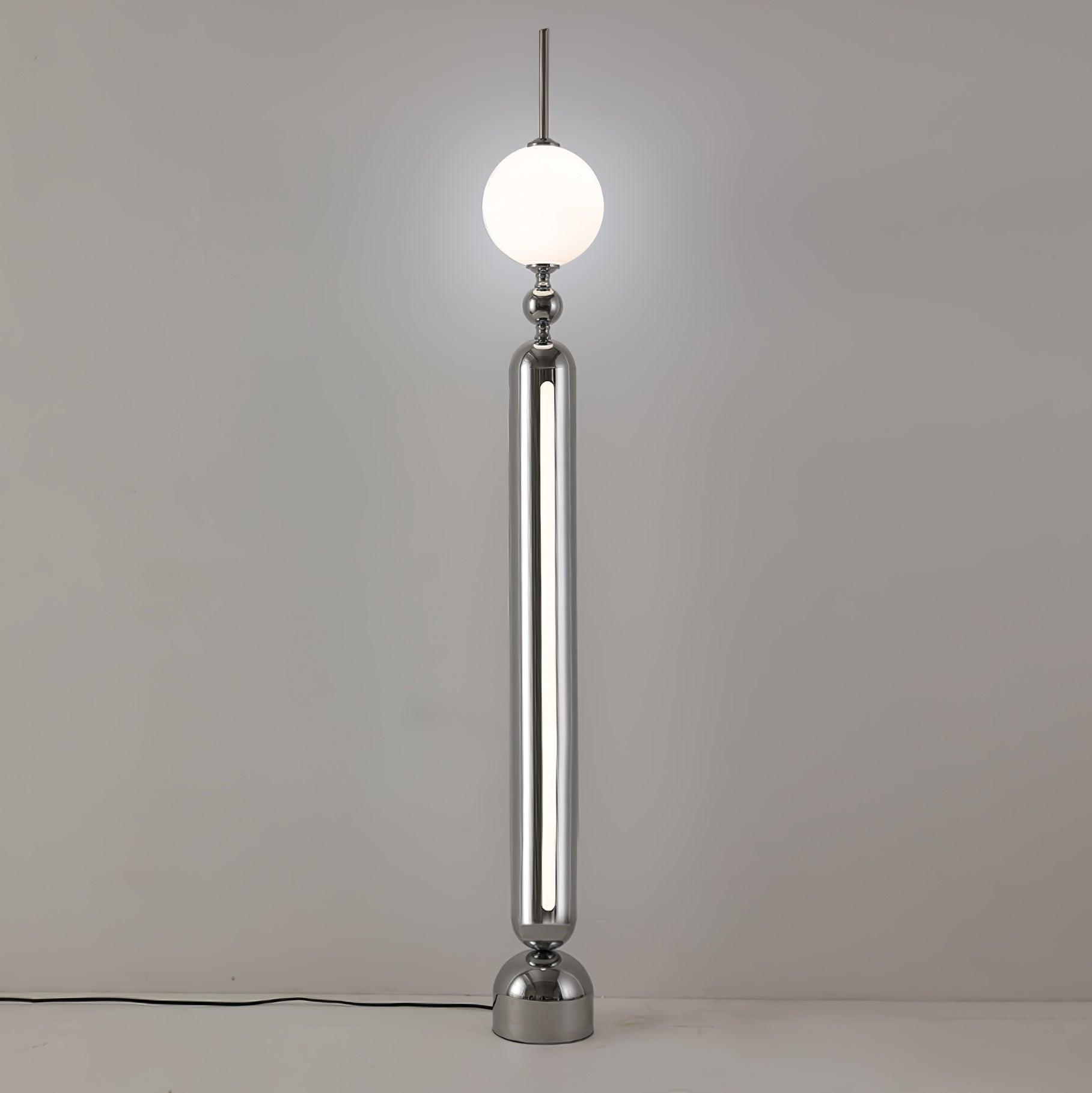 Modern Lightning Rod Floor Lamp - Adjustable Height LED Standing Light for Living Room, Bedroom & Office - Stylish Home Decor & Task Lighting