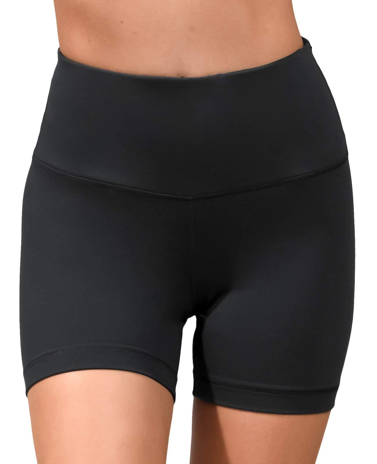 90 Degree By Reflex High Waisted Yoga Shorts for Women - Tummy Control Workout & Running Shorts 2 Pack - Perfect for Gym, Cycling, and Active Lifestyles