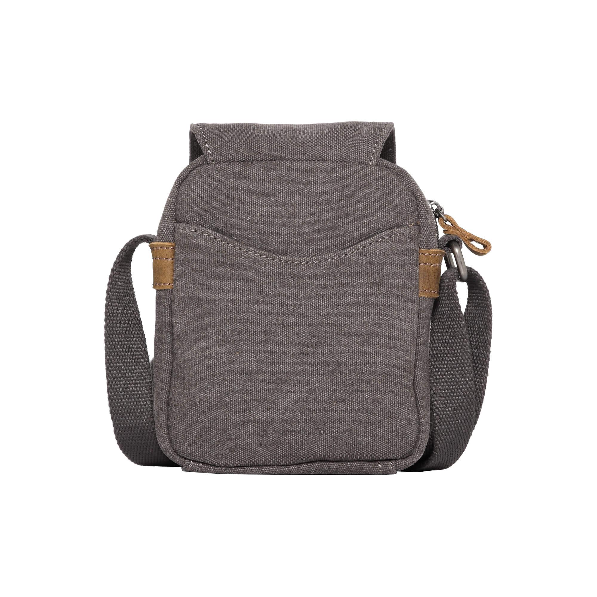 TRP0213 Troop London Classic Canvas Crossbody Bag for Men & Women - Stylish & Durable Everyday Shoulder Bag for Work, Travel & Casual Outings
