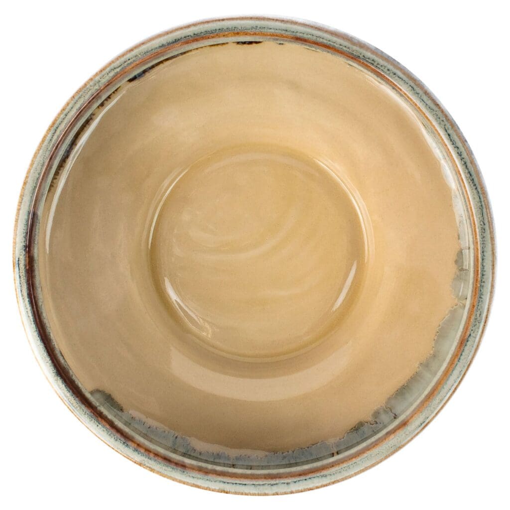 Cyan Design 11773 Elevated Bowl in Cascade Mocha - Low Profile Modern Serving Bowl for Salads, Fruits, and Desserts - Perfect for Dining Tables, Kitchen Countertops, and Entertaining