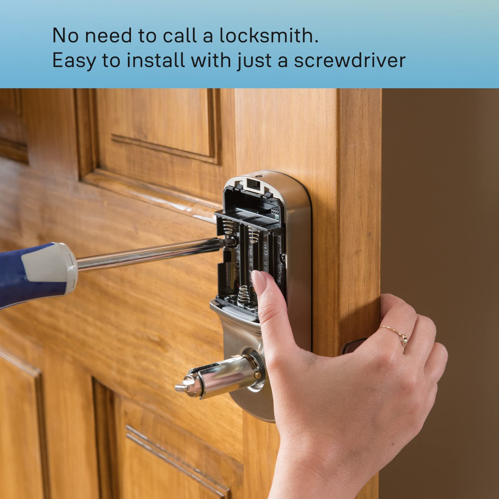 Yale Assure Lever Wi-Fi Keypad Smart Lever Lock - Oil Rubbed Bronze Finish - Secure Your Home with Keyless Entry & Remote Access for Front Door, Back Door & Office
