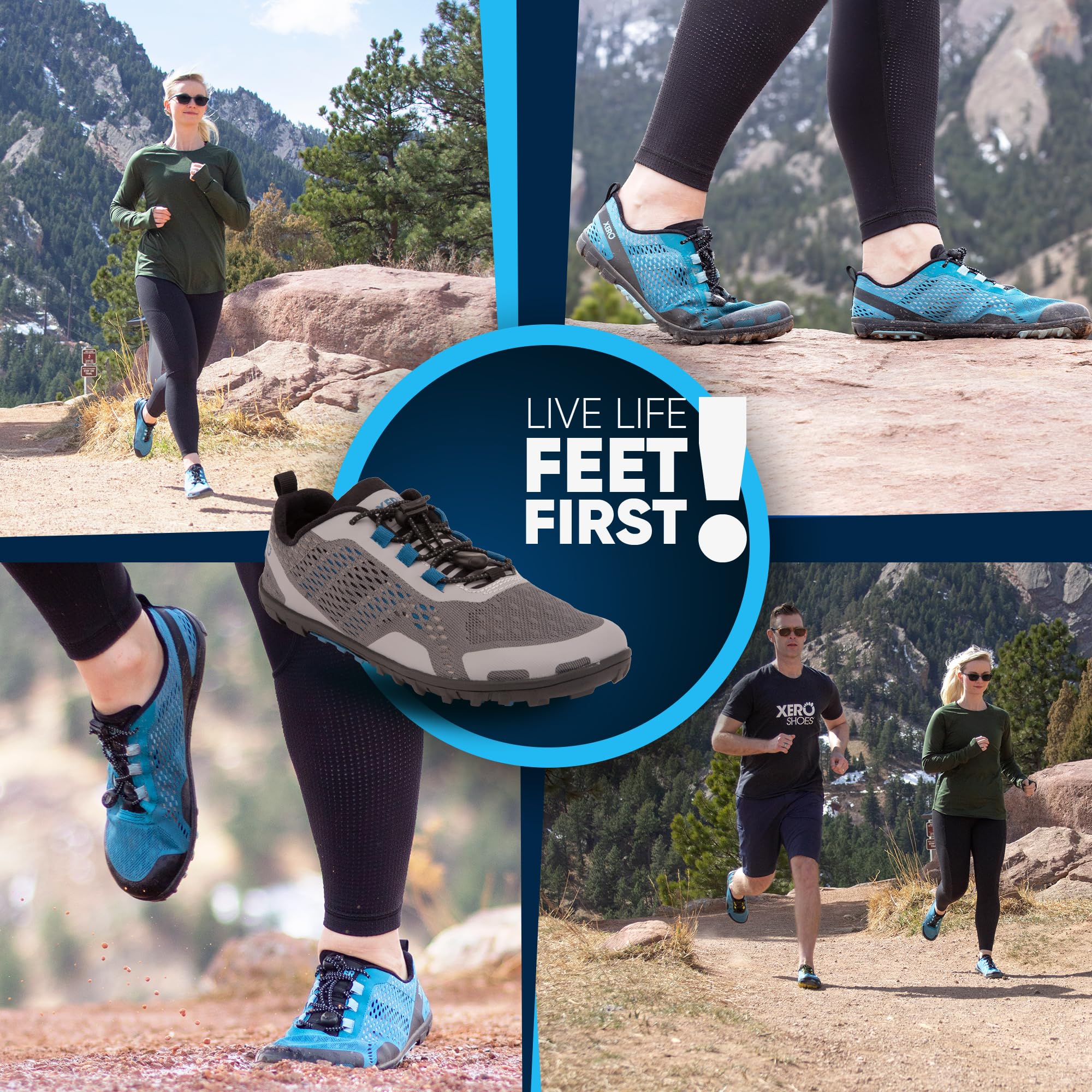 Xero Shoes Barefoot Water Shoes for Women - Aqua X Sport Minimalist Water Shoes with Wide Toe Box & Zero Drop Heel | Beach, Hiking, Running, Swimming, Yoga & Outdoor Activities