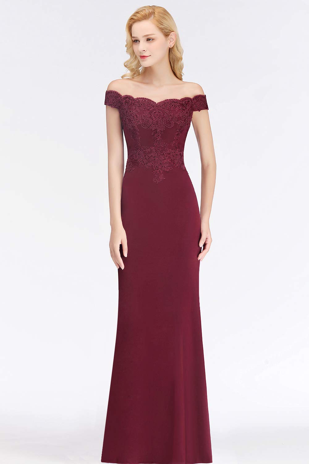 Elegant Off-Shoulder Mermaid Prom Dresses for Women - Long Formal Evening Gowns for Homecoming, Wedding, and Special Occasions