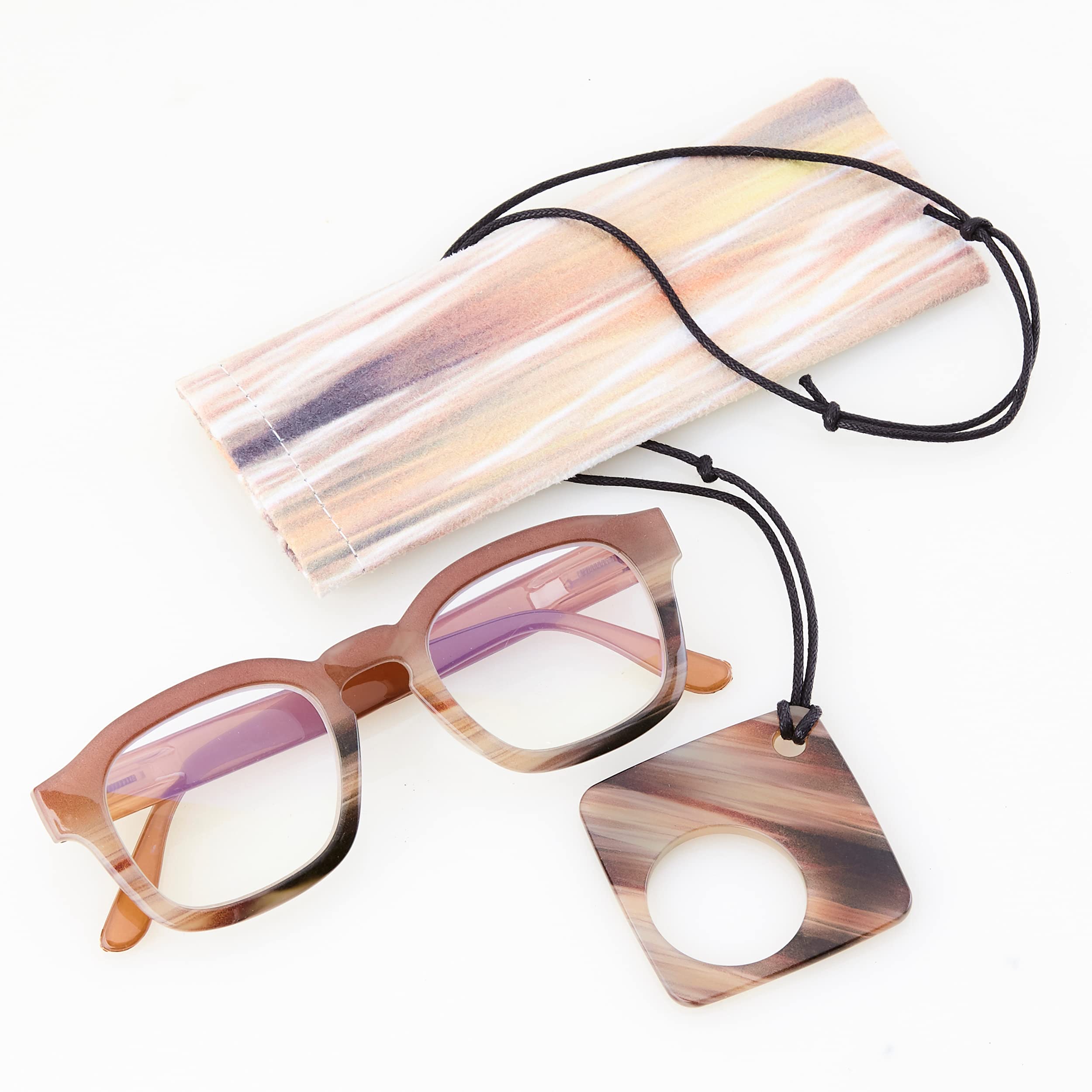 Stylish Women's Blue Light Blocking Reading Glasses +0.00 to +3.00 | Trendy Computer Readers for Work & Screen Time | Perfect for Office, Studying & Digital Eye Strain Relief