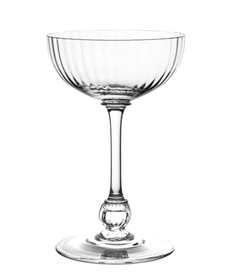 Juliska Nell Coupe Glass - Elegant Stemless Wine Glass Set for Red & White Wine, Perfect for Dinner Parties, Weddings & Home Entertaining