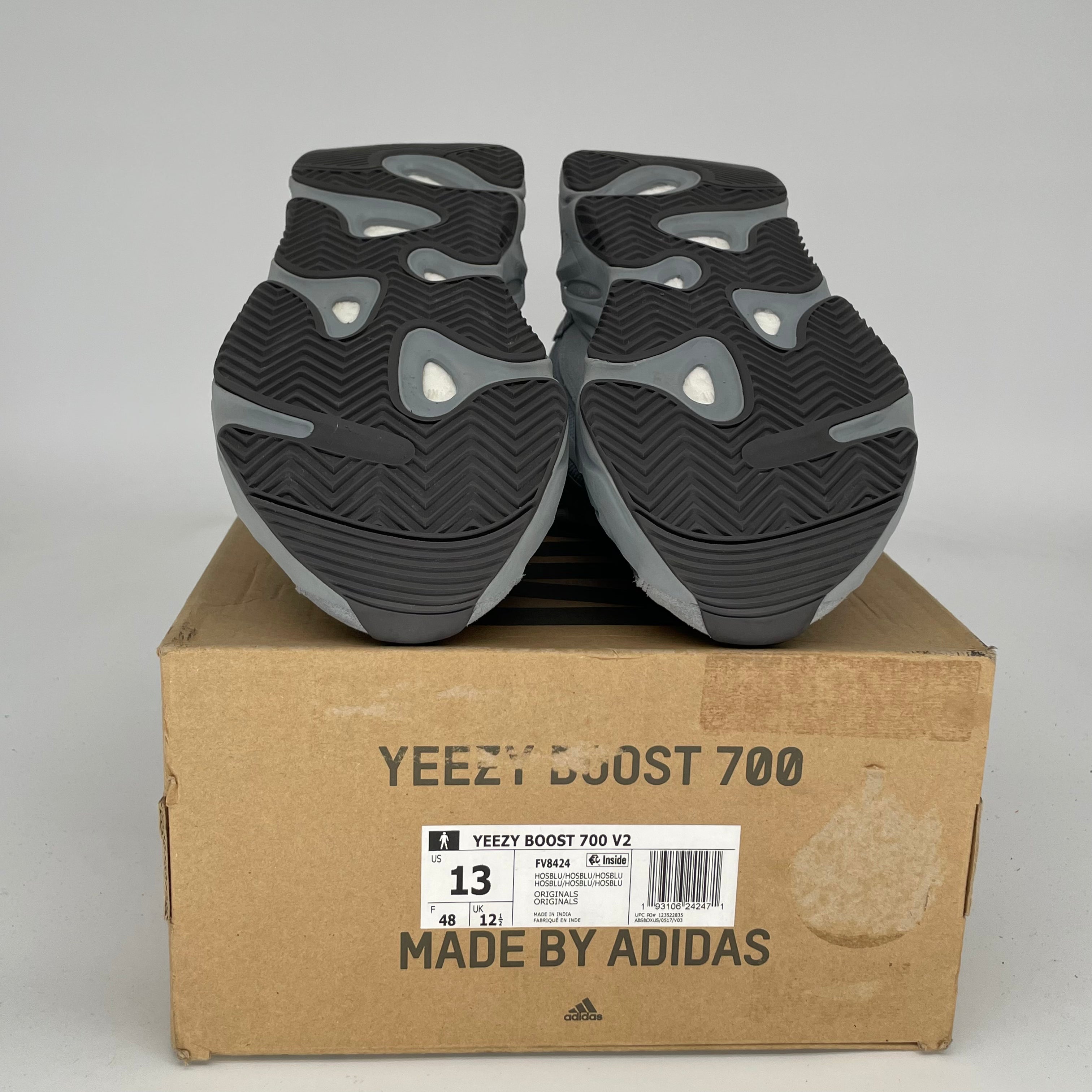 Adidas Yeezy Boost 700 V2 'Hospital Blue' Men's Sneakers - Size 13 (FV8424) | Comfortable Running Shoes for Casual Wear & Street Style Fashion