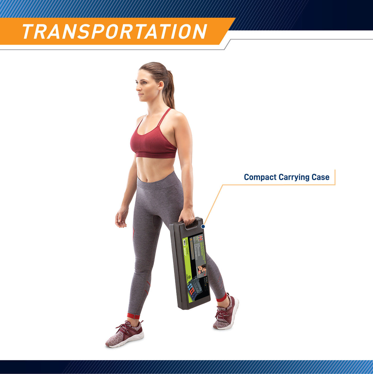 3 Pair Neoprene Dumbbell Set with Carrying Case - Marcy NDS 21.1 | Home Gym Equipment for Strength Training & Fitness Workouts