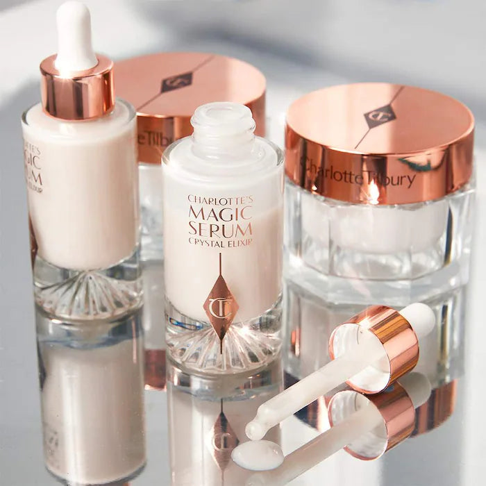 Charlotte Tilbury Magic Serum with Vitamin C - Brightening & Anti-Aging Face Serum for Glowing Skin | Day & Night Skincare Routine