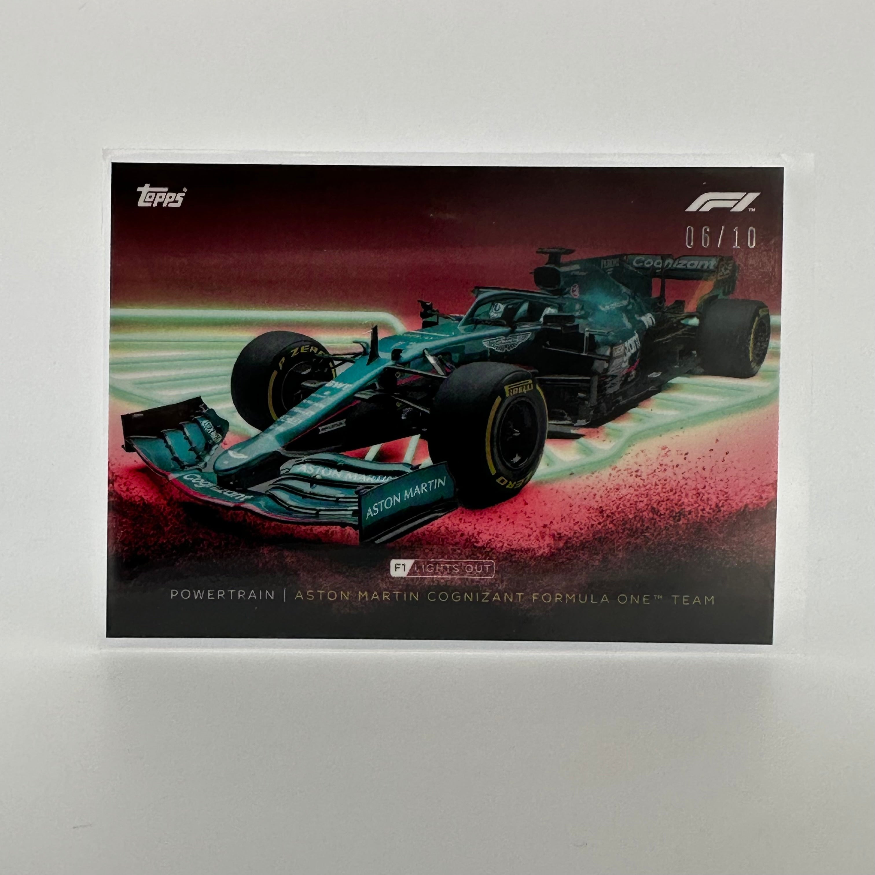 Aston Martin Cognizant Formula 1 Team Powertrain Red Parallel Diecast Model Car - Collectible F1 Racing Memorabilia for Display & Gifts