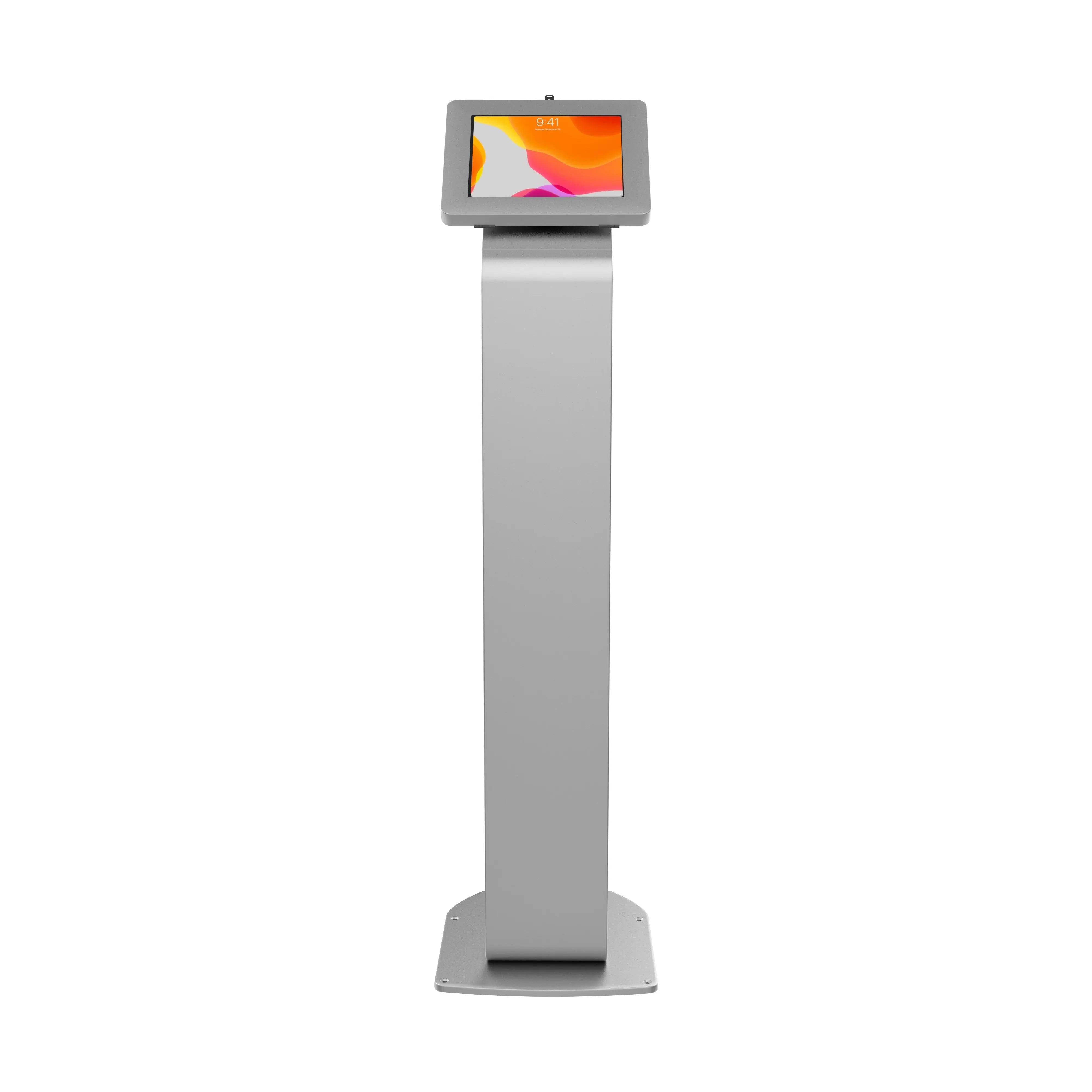 Premium Locking Floor Stand Kiosk - Secure Display Solution for Retail Stores, Exhibitions & Events | Durable & Adjustable Height for Advertising & Self-Service Terminals