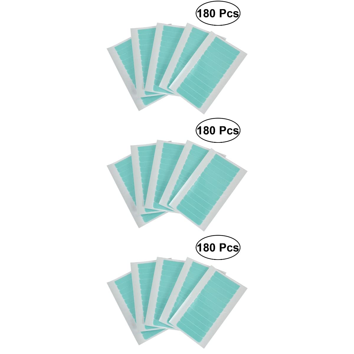 Lurrose 540pcs Double Sided Tape for Hair Extensions & Wigs - Strong Hold, Skin-Friendly Adhesive - Perfect for Toupees, Weaves & Cosplay (2