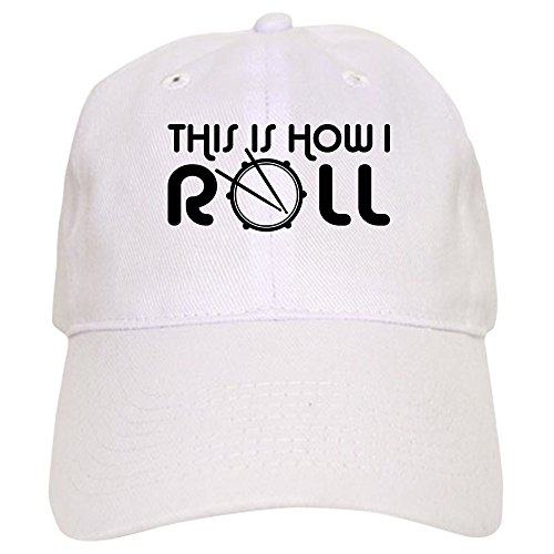 White - Funny Drummer Cap