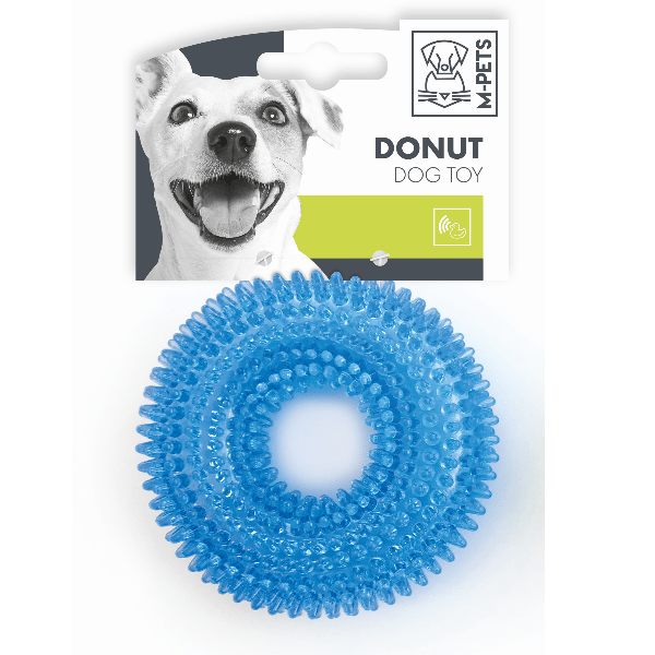 Durable Donut Dog Chew Toy for Aggressive Chewers - Interactive Pet Playtime & Dental Health - Perfect for Small, Medium & Large Dogs