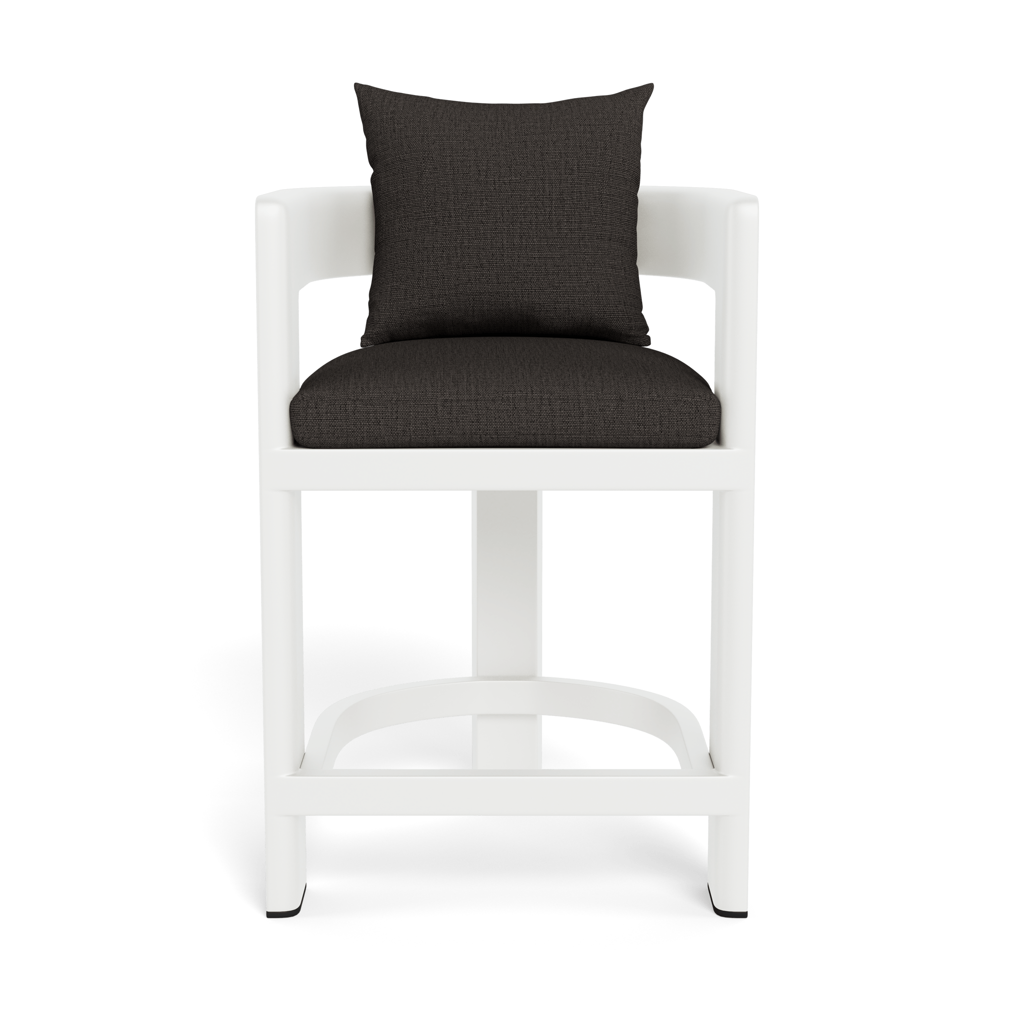Victoria Aluminum Counter Stool - Modern Bar Stools for Kitchen Island, Breakfast Nook & Home Bar - Adjustable Height & Comfortable Seat - Perfect for Dining, Entertaining & Small Spaces