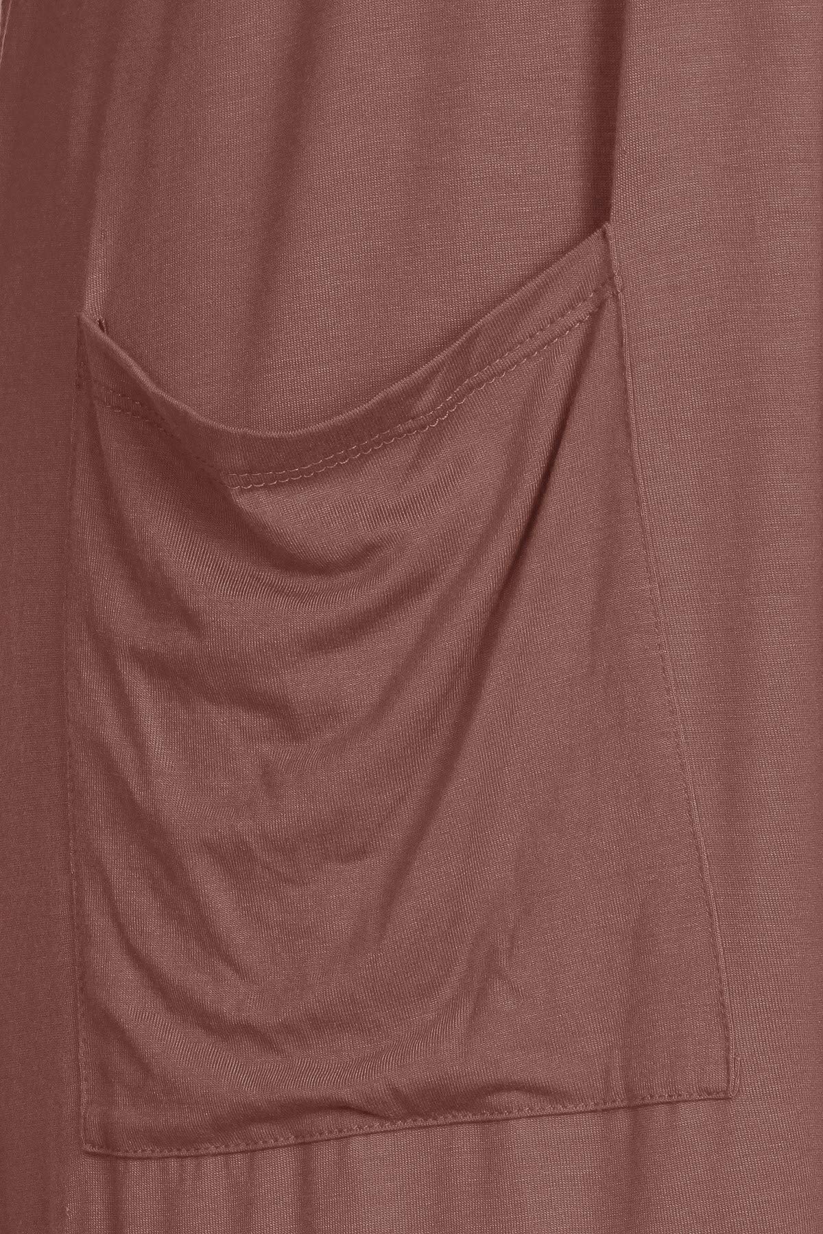 Plus Size Long Sleeve Open Front Midi Cardigan for Women - Cozy Loose Knit Cover Up for Office, Lounge & Fall Layering