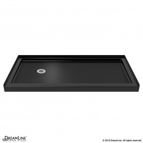 DreamLine SlimLine 30 x 60 x 2-3/4 Inch Left/Right Drain Single Threshold Shower Base - Perfect for Small Bathrooms & Space-Saving Designs