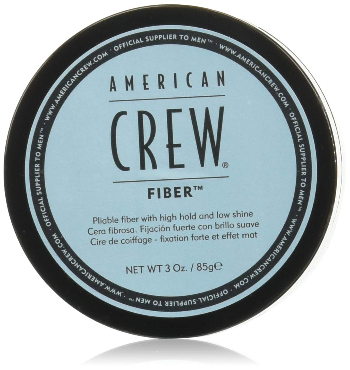 American Crew Fiber Pliable Molding Creme for Men - 3 oz (Pack of 2) | Strong Hold Styling Wax for Textured Hair | Perfect for Pompadours, Quiffs & Everyday Hairstyles
