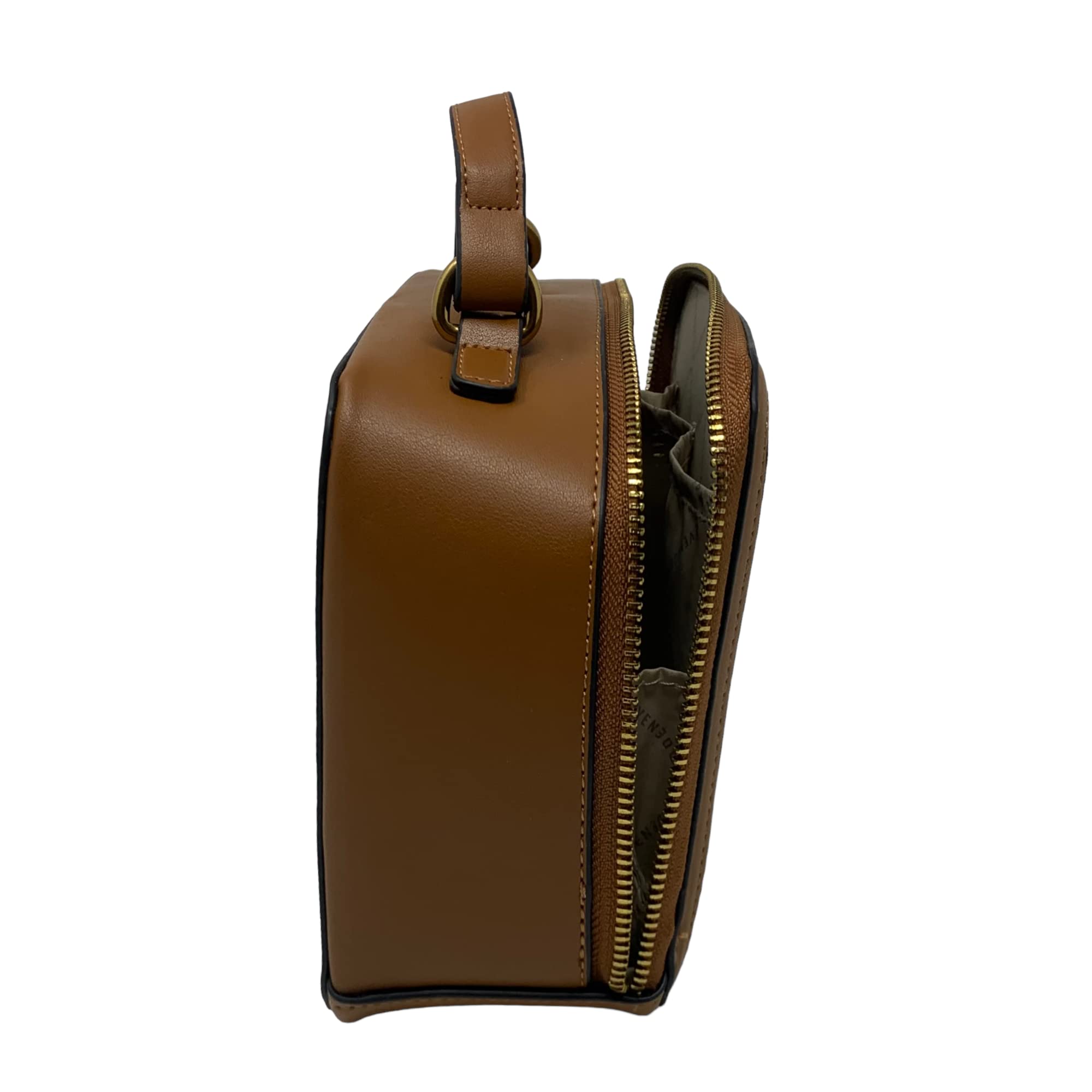 Steve Madden BElizza Convertible Crossbody Bag in Cognac Brown - Stylish Convertible Shoulder Bag for Women, Perfect for Work, Travel & Everyday Use
