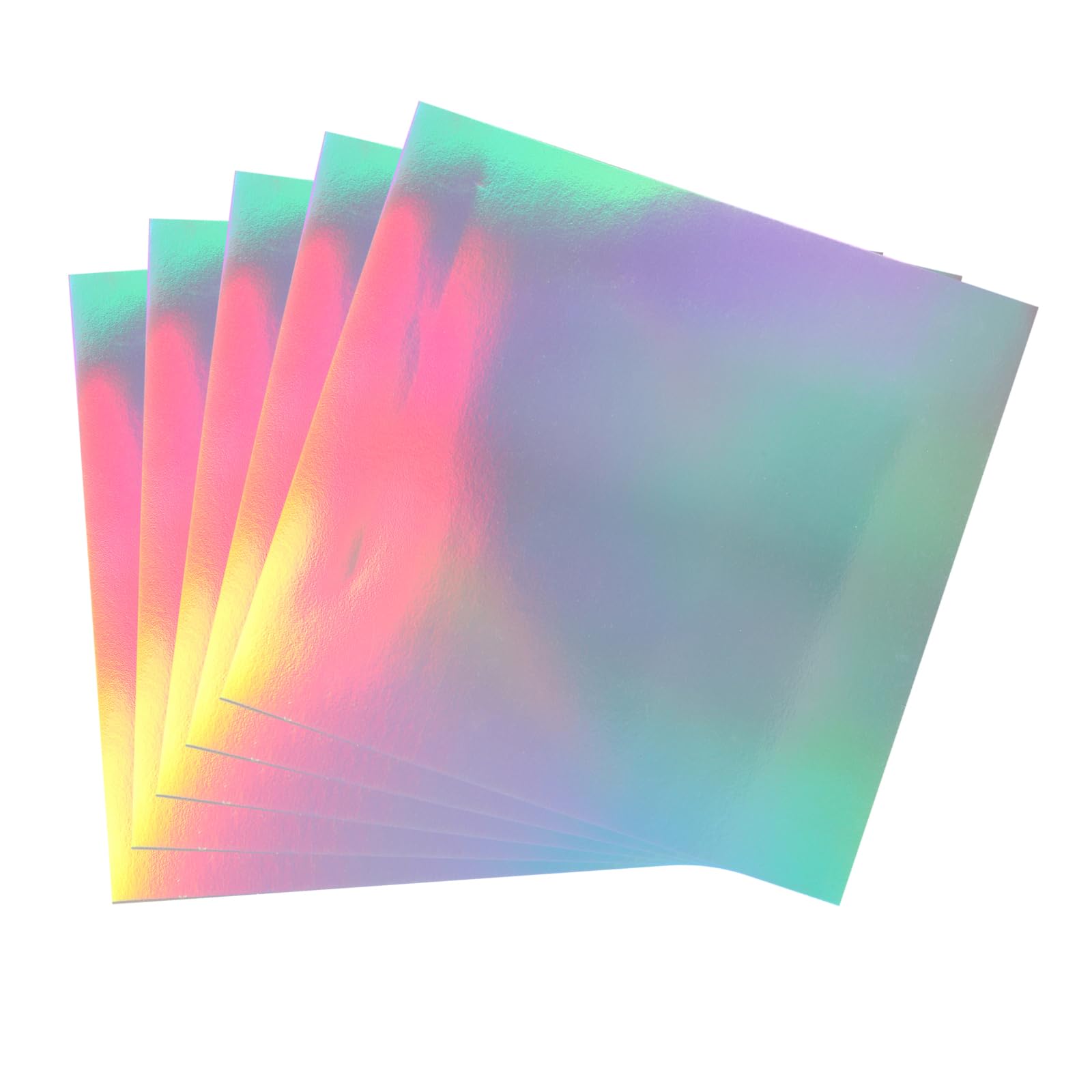 PATIKIL 12x12 Inch Holographic Cardstock Paper - 20 Pack Metallic Iridescent Mirror Foil Board for Scrapbooking, DIY Crafts, Posters & Card Making - Reflective Sheets in Mixed Colors - Perfect for Party Decorations, Gift Wrapping & Home Decoration Projects