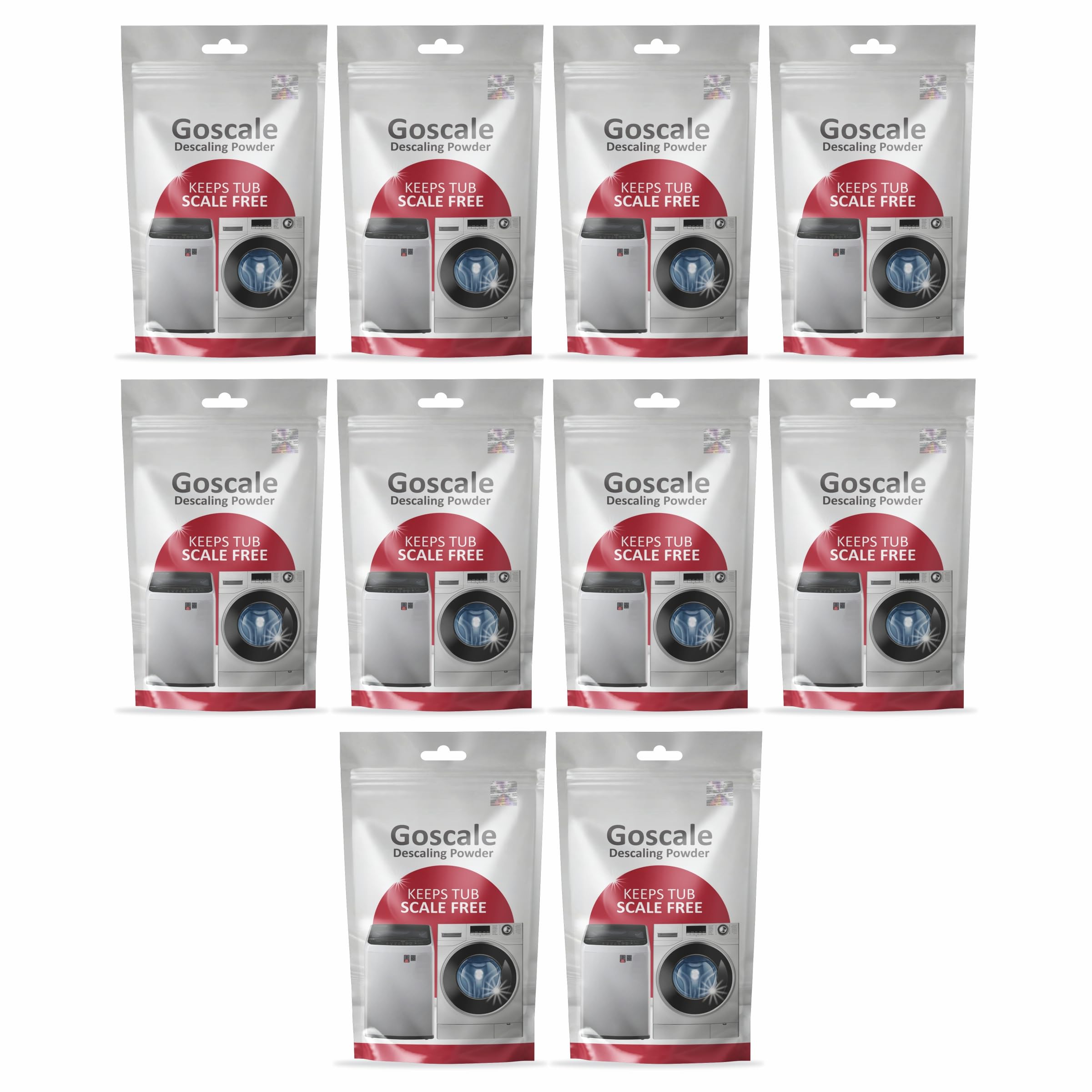 LG, IFB, Samsung, Bosch Washing Machine Descaler Powder - Front Load & Top Load Compatible, 100g Drum Cleaner (Pack of 8) | Removes Limescale & Odors for Fresh Laundry | Ideal for Hard Water Areas & Monthly Maintenance