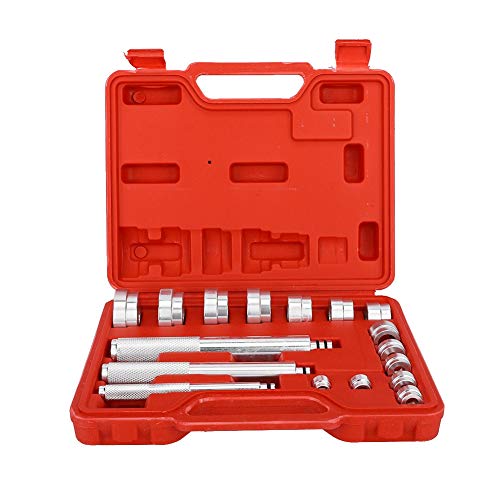 17-Piece Wheel Bearing Removal and Installation Tool Kit - Professional Automotive Repair Set for DIY Mechanics & Shops - Perfect for Hub, Axle, and Bearing Maintenance