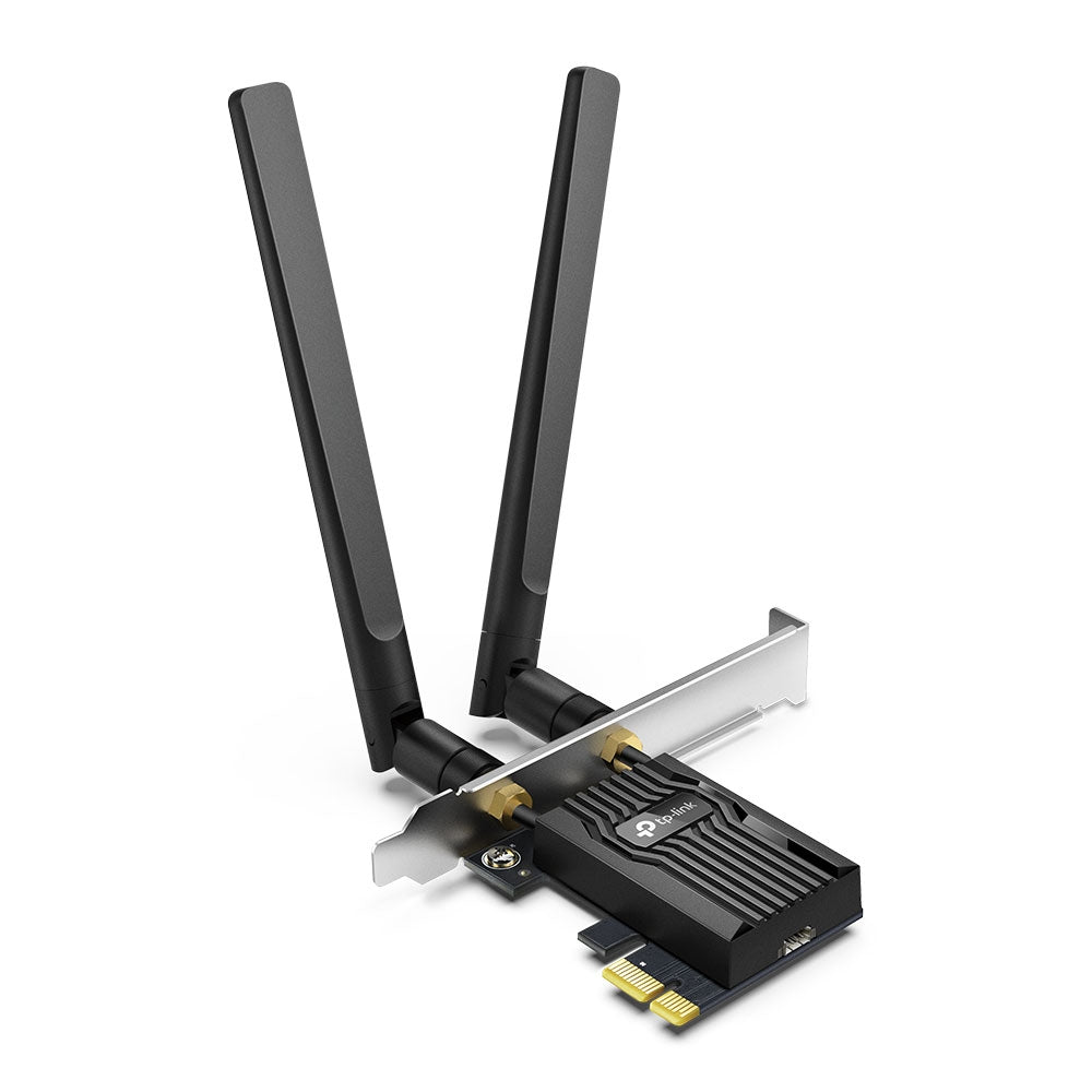 AX3000 WiFi 6 Bluetooth 5.2 PCIe Adapter Card - Dual Band 2400Mbps Wireless Network Card for Gaming & Streaming - Compatible with Windows 10/11, Desktop PCs - Low Latency for Online Gaming & 4K Video Streaming