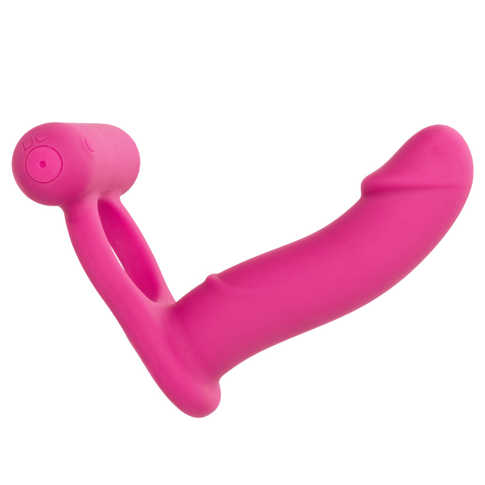 Rechargeable Vibrating Silicone Cock Ring for Men - Double Diver Design for Enhanced Pleasure - Perfect for Couples Play & Solo Use