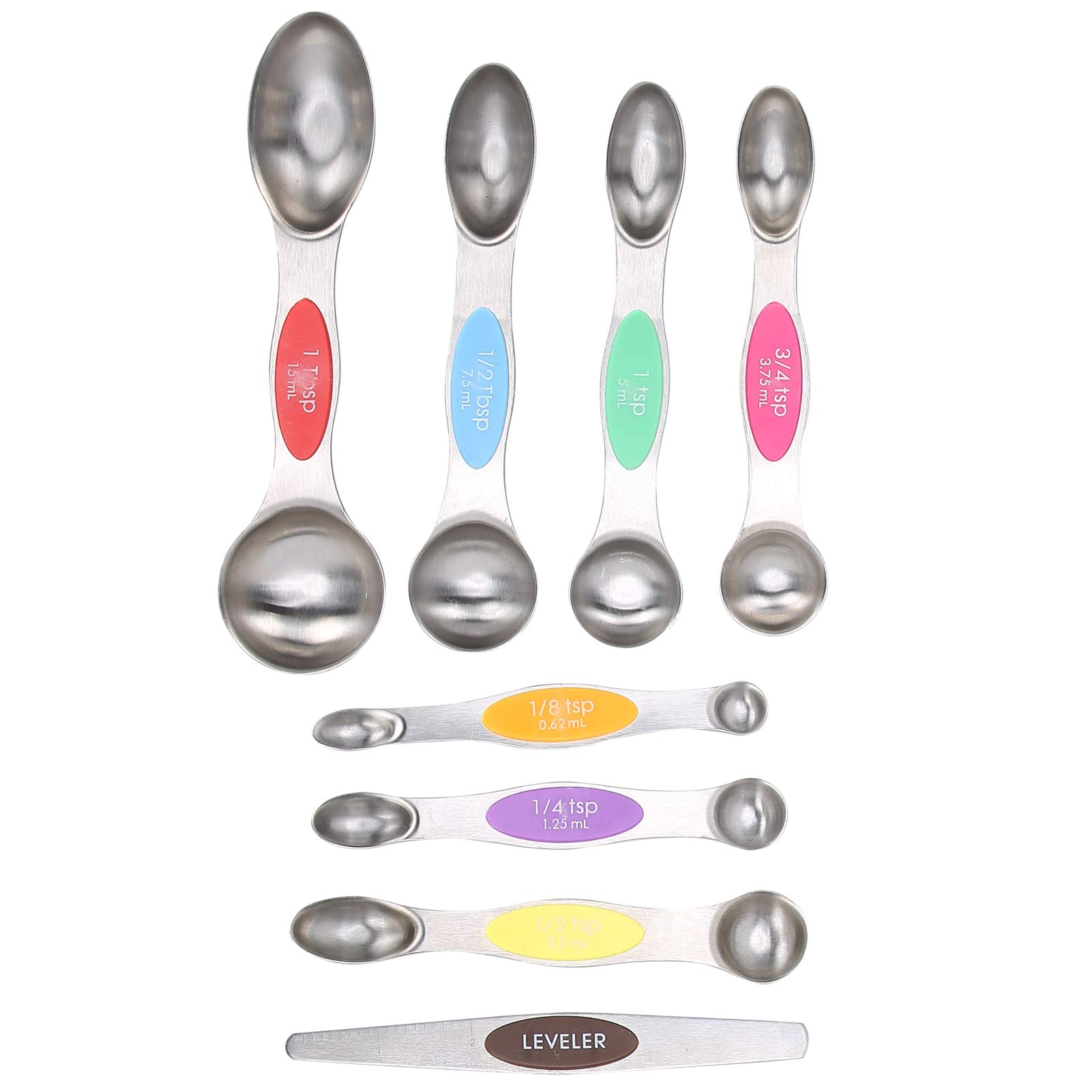 Premium Stainless Steel Measuring Spoons Set - Small Kitchen Utensils for Baking, Cooking & Meal Prep | Ideal for Home, Restaurant & Professional Chefs | Accurate Measuring for Dry & Liquid Ingredients