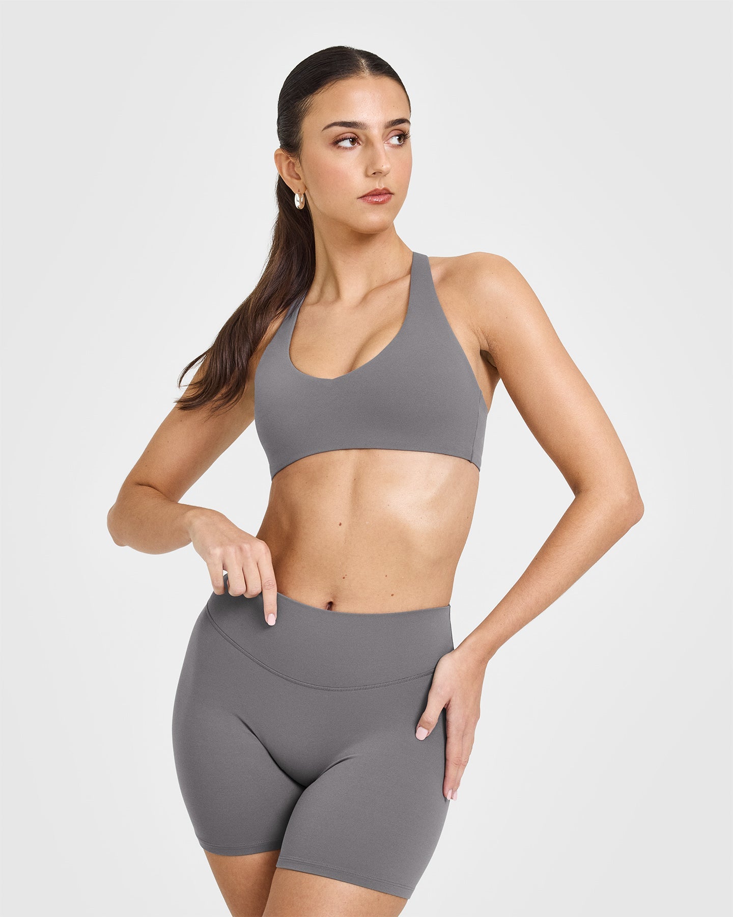SoftMotion™ Bralette - Wireless Comfort Bra for Women | Ash Grey | Perfect for Yoga, Lounge & Everyday Wear