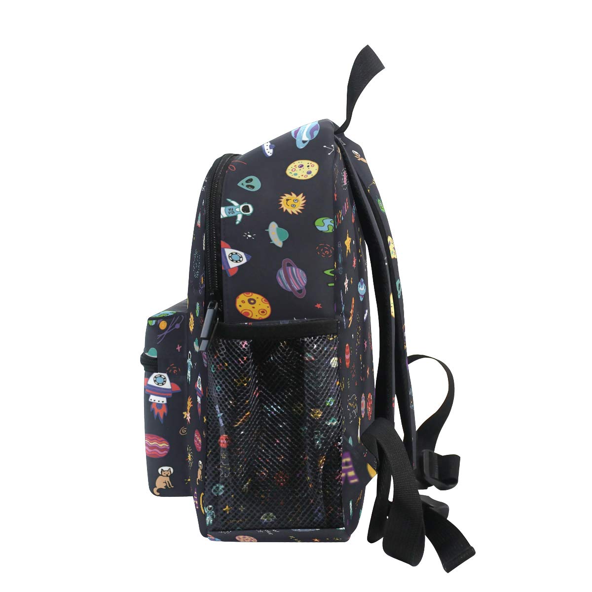 Space Themed Kids Backpack for Boys & Girls - Lightweight School Bag for Preschool, Kindergarten & Travel - Durable Bookbag for Daycare, Field Trips & Outdoor Adventures