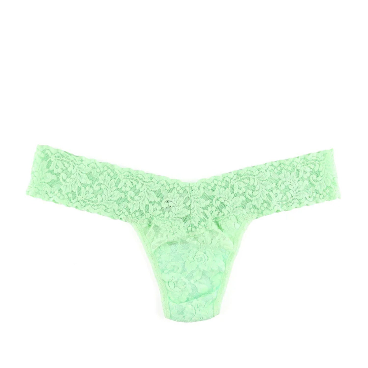 Hanky Panky Women's Comfortable Low-Rise Thong Underwear - Soft Lace Panties for Everyday Wear, Perfect for Work, Travel & Special Occasions