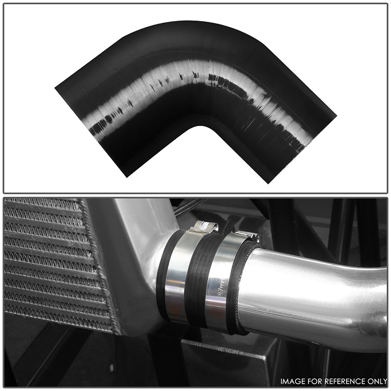 1 in. to 3 in. 90 Degree Elbow 3-Ply High Temperature Silicone Reducer Hose - Perfect for Automotive, Marine & Industrial Applications