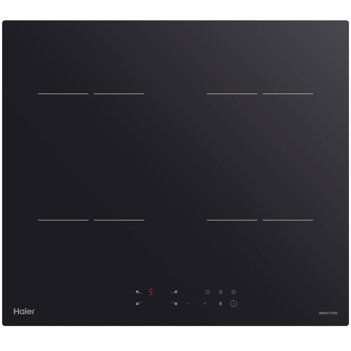 Haier 60cm Low Current Induction Cooktop HCI604TPB3 - Energy Efficient Portable Stove for Fast Cooking | Perfect for Small Kitchens, Apartments & RVs