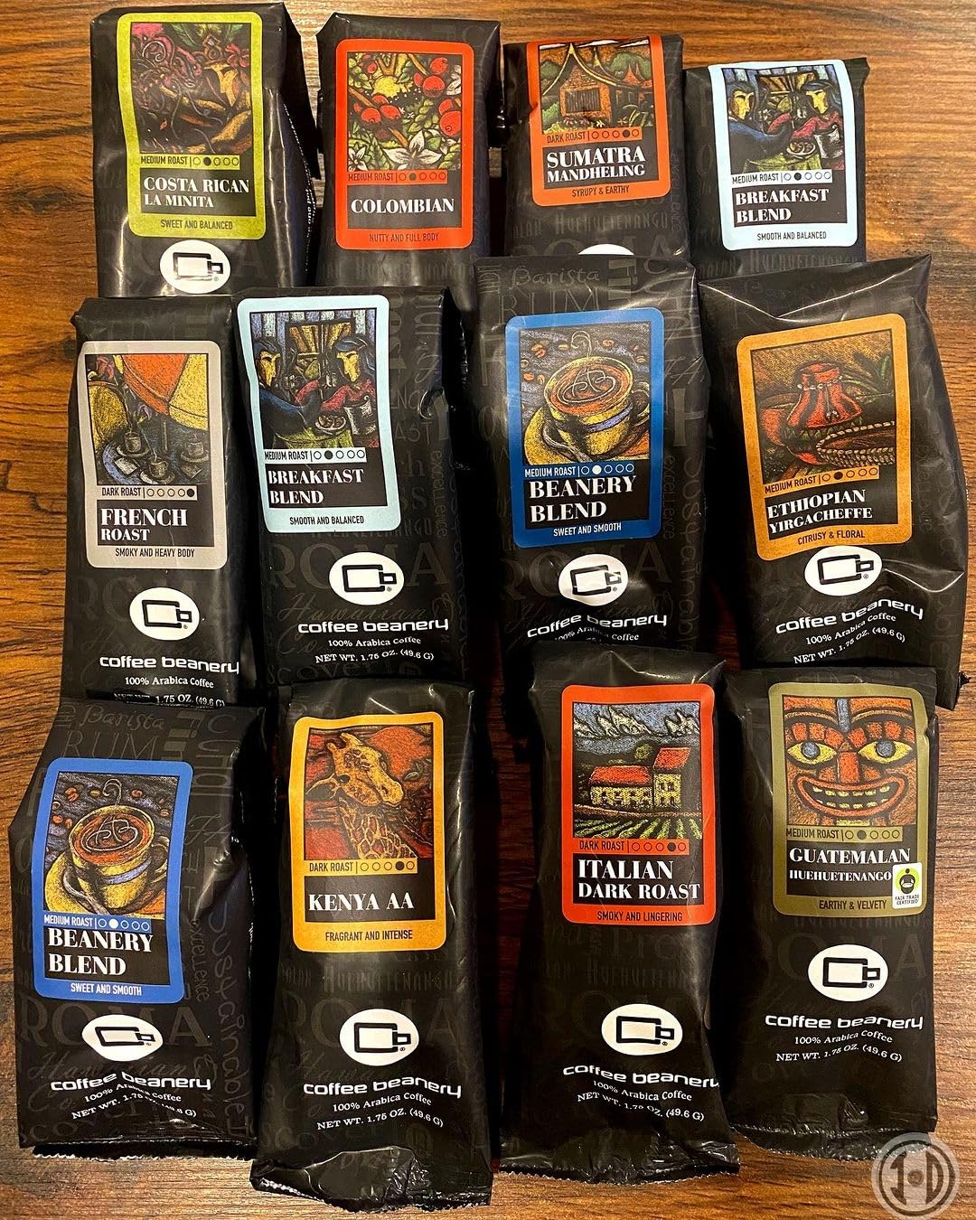 Premium Costa Rican La Minita Specialty Coffee - 1.75oz Sample Pack | Single Origin Arabica Beans | Perfect for Home Brewing, Office Use & Gift Giving