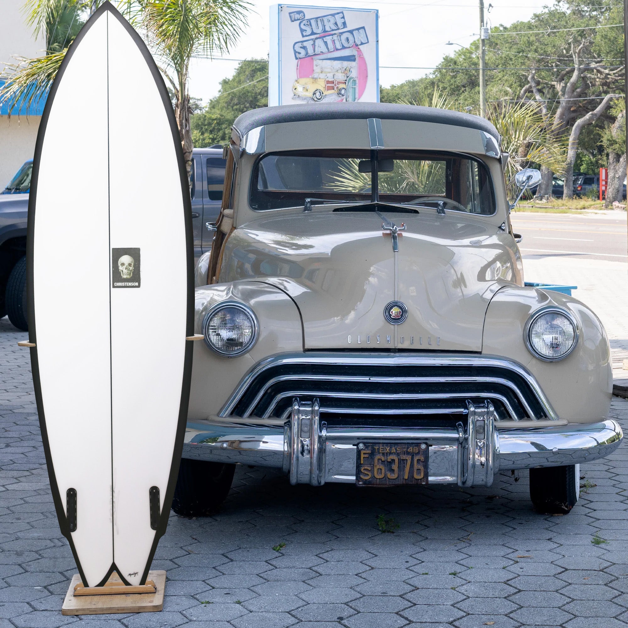 Christenson The Wolverine 6'4 Surfboard with Futures Fins - High Performance Shortboard for Intermediate to Advanced Surfers - Perfect for Beach Waves and Point Breaks