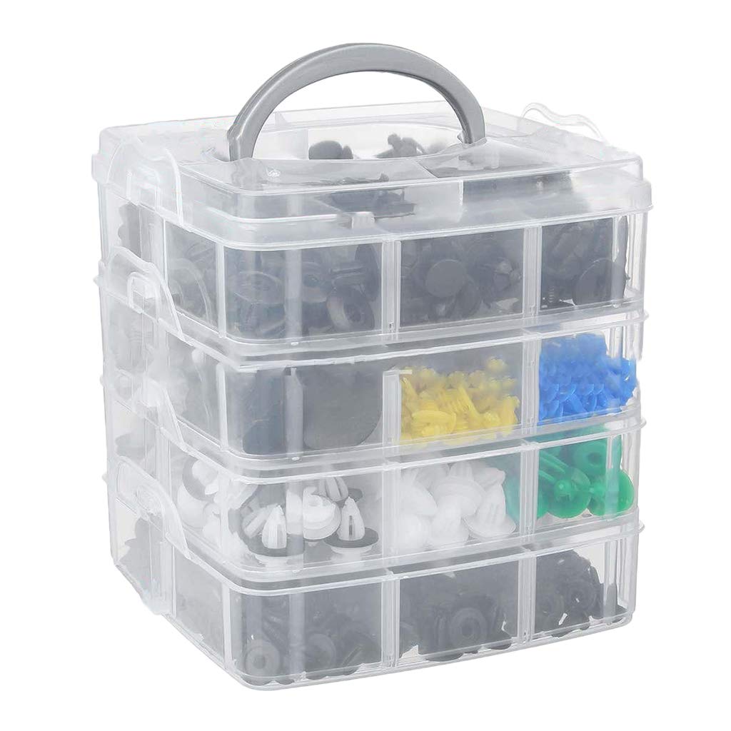 MagiDeal 620PCS Car Fasteners Clips Kit - Auto Repair & Maintenance Essentials