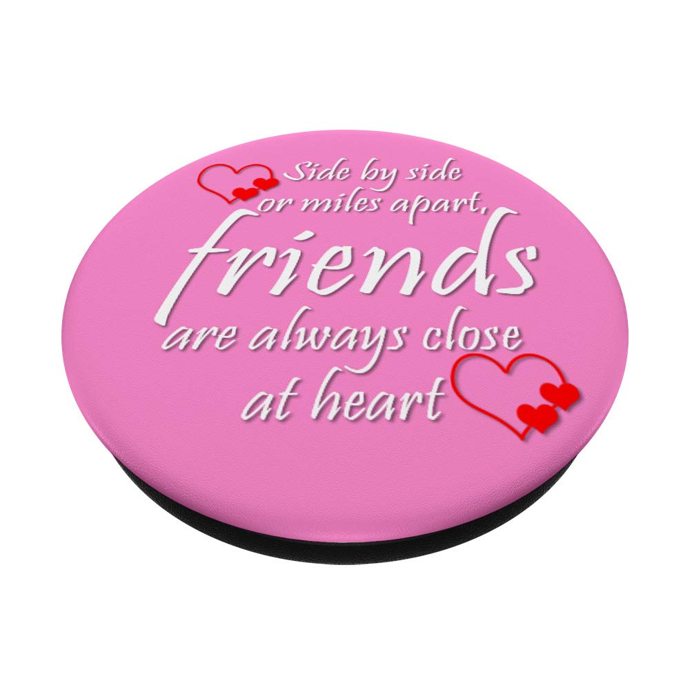 Best Friend & Mother's Day Gifts - Pink Swappable PopSocket PopGrip for Valentine's Day, Perfect for Phones, Tablets, and Laptops
