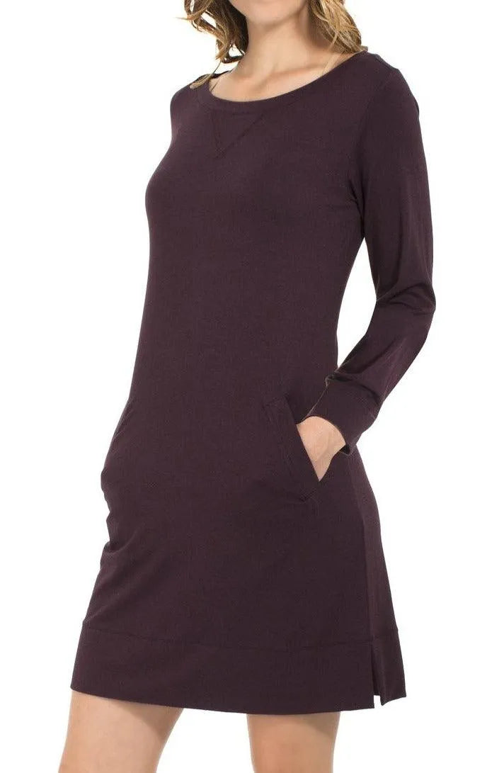 Malibu 3/4 Sleeve Lounge Dress - Soft Casual Summer Dress for Women | Perfect for Home Relaxation, Beach Cover-Up & Vacation Wear