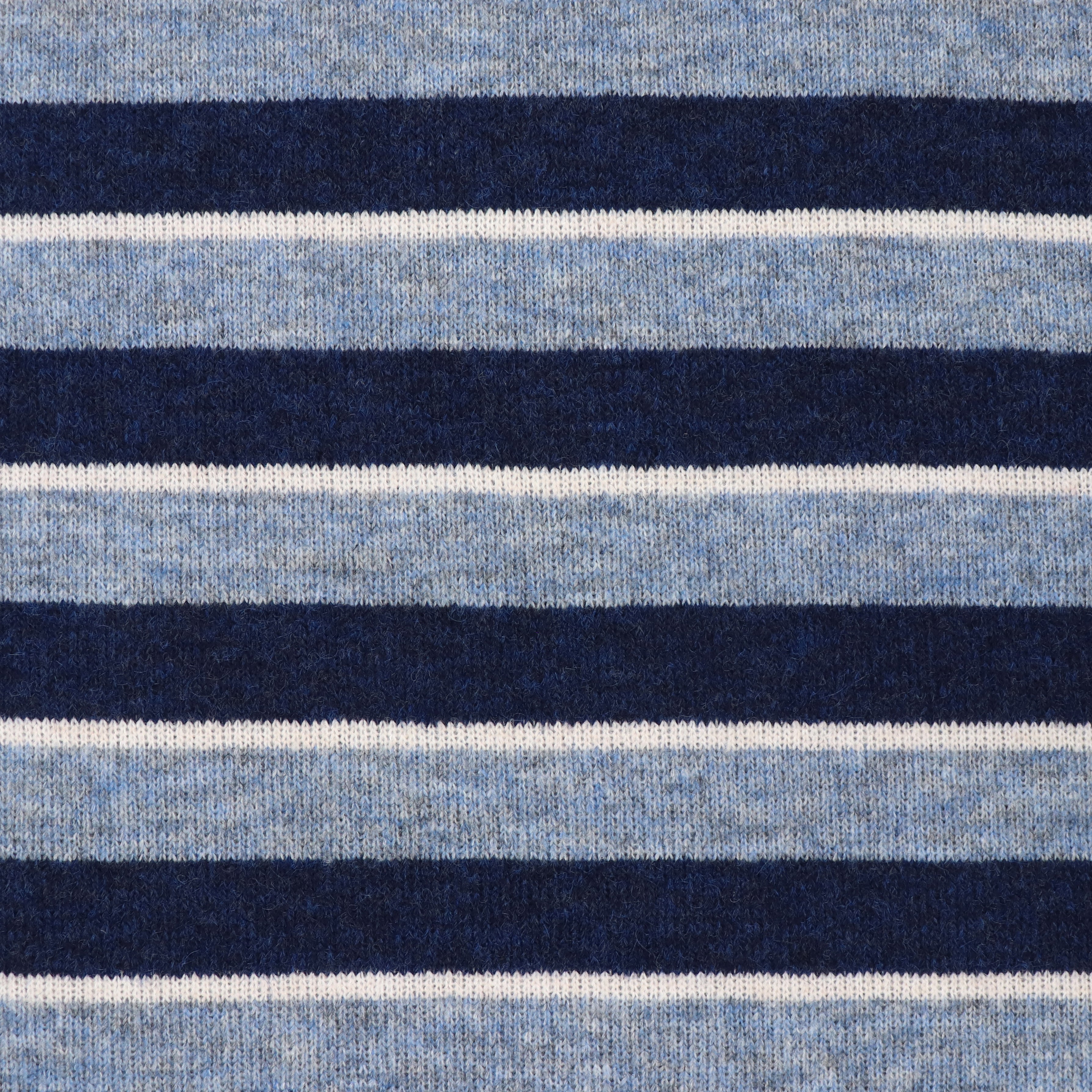 Premium Yarn Dyed Knit Fabric - Blue Stripe Pattern - 82cm Wide - Ideal for DIY Clothing, Home Decor & Craft Projects