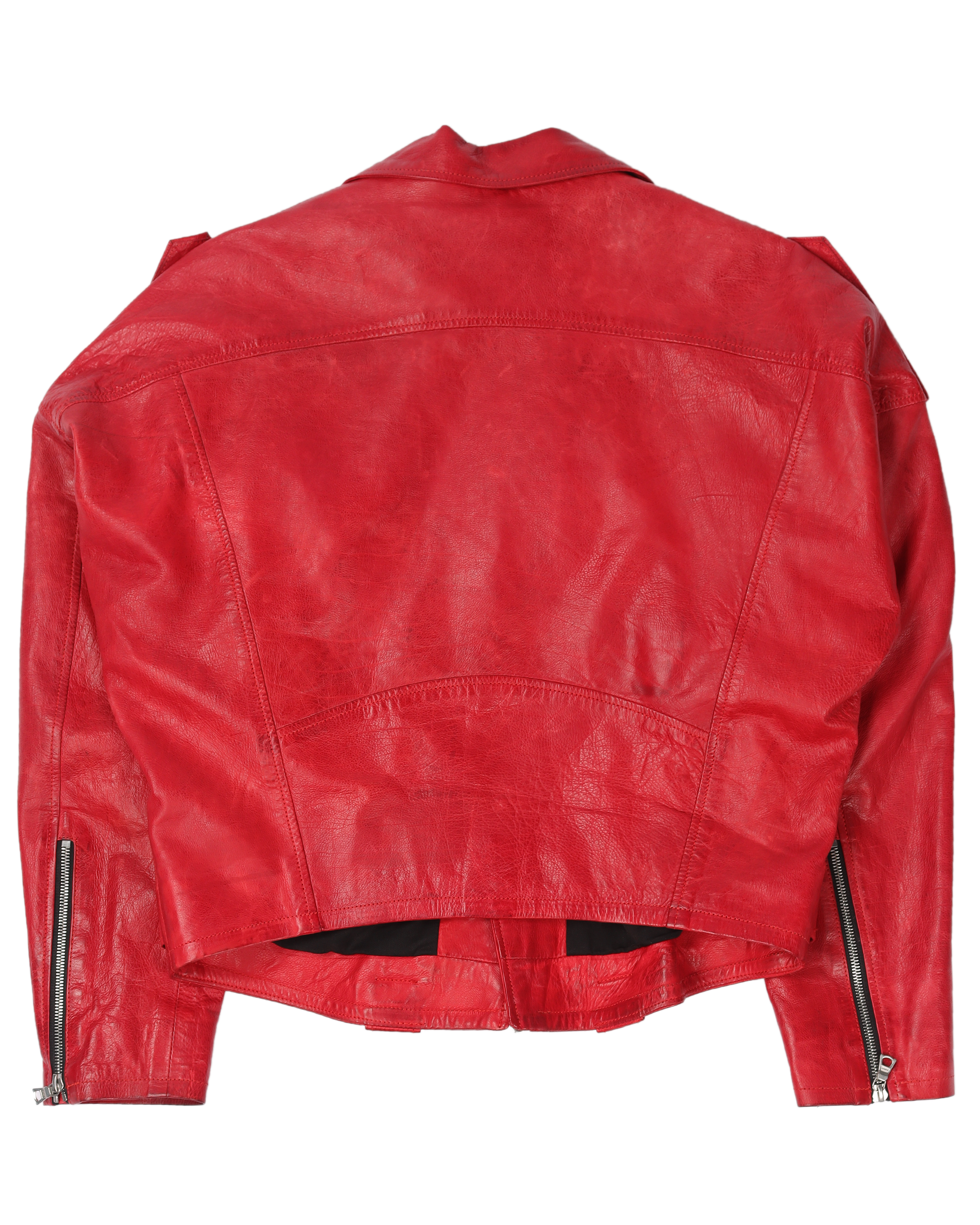 Genuine Leather Motorcycle Jacket for Men & Women - Adjustable Belt, Stylish Biker Jacket - Perfect for Riding, Casual Wear & Outdoor Adventures