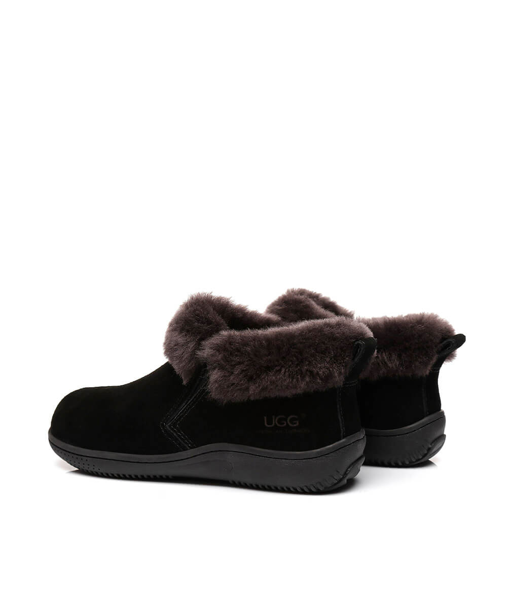Women's UGG Daily Slippers - Cozy Indoor/Outdoor House Shoes with Soft Fleece Lining for Winter Comfort - Perfect for Lounging at Home, Running Errands & Cold Weather Wear